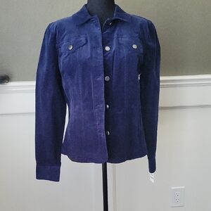 Charter Club Deep Blue Jean Jacket